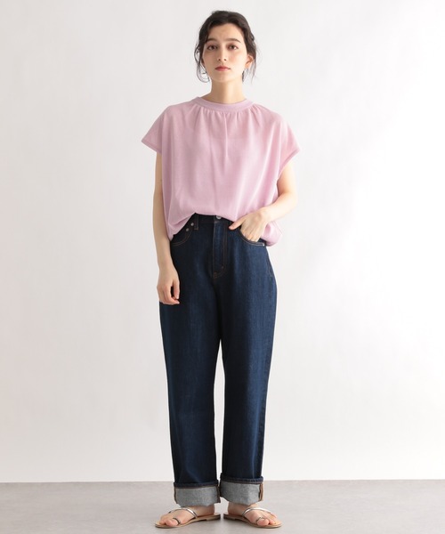 LE FOYER(ルフォワイエ)の「PATIO後ろリボンノースリーブプルオーバー(ニット/セーター・レディース・オフホワイト/ピンク/イエロー・38)」の16枚目の写真