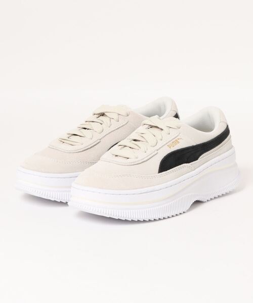PUMA(プーマ)の「【PUMA/プーマ】デバ スウェード(372423)(スニーカー・レディース・ブラック/オフホワイト・23.5/24.5)」の2枚目の写真