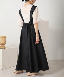 【WEB限定】ロングフレアジャンパースカート