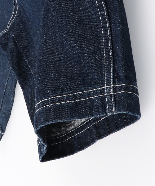 NAUTICA（ノーティカ）の「【NAUTICA/ノーティカ】ペインターデニムショートパンツ（デニムパンツ・キッズ・ネイビー/ブルー・100cm/140cm/110cm/120cm/150cm/130cm）」の14枚目の写真