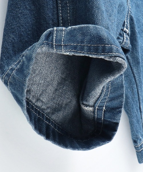 NAUTICA（ノーティカ）の「【NAUTICA/ノーティカ】ペインターデニムショートパンツ（デニムパンツ・キッズ・ネイビー/ブルー・100cm/140cm/110cm/120cm/150cm/130cm）」の15枚目の写真