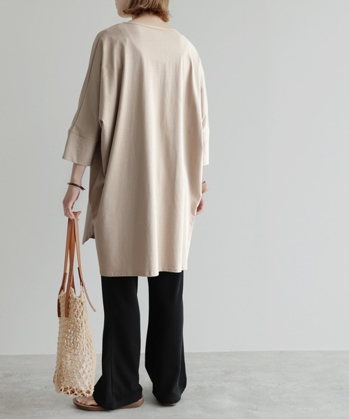 reca（レカ）の「リラックスフレアパンツ（その他パンツ・レディース・ベージュ系その他/ブルー系その他/ブラック・FREE）」の9枚目の写真