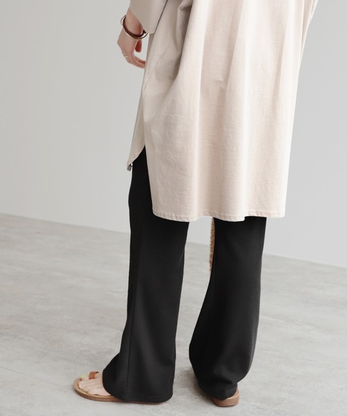 reca（レカ）の「リラックスフレアパンツ（その他パンツ・レディース・ベージュ系その他/ブルー系その他/ブラック・FREE）」の10枚目の写真