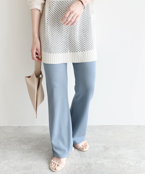 reca（レカ）の「リラックスフレアパンツ（その他パンツ・レディース・ベージュ系その他/ブルー系その他/ブラック・FREE）」の14枚目の写真