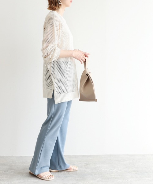 reca（レカ）の「リラックスフレアパンツ（その他パンツ・レディース・ベージュ系その他/ブルー系その他/ブラック・FREE）」の15枚目の写真