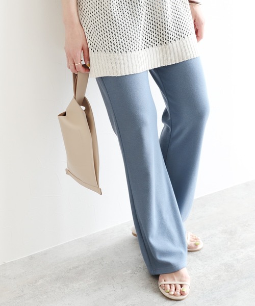 reca（レカ）の「リラックスフレアパンツ（その他パンツ・レディース・ベージュ系その他/ブルー系その他/ブラック・FREE）」の16枚目の写真