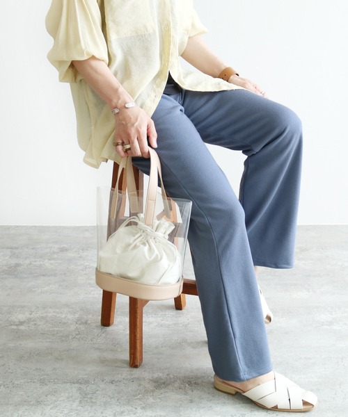 reca（レカ）の「リラックスフレアパンツ（その他パンツ・レディース・ベージュ系その他/ブルー系その他/ブラック・FREE）」の21枚目の写真