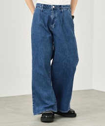 EDWIN | 【ZOZO限定商品】 タック入り　ワイドパンツ　（セットアップ対応）(デニムパンツ)