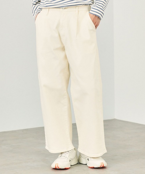 Zozo限定商品 タック入り ワイドパンツ セットアップ対応 デニムパンツ Edwin エドウィン のファッション通販 Zozotown