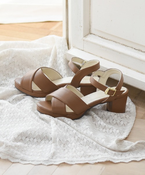 sango（sango）の「クロスストラップサンダル（サンダル・レディース・ブラック/ブルー/ブラウン/ベージュ・LL/3L/SS/S/M/L）」の8枚目の写真