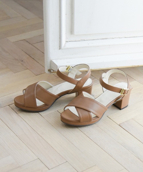 sango（sango）の「クロスストラップサンダル（サンダル・レディース・ブラック/ブルー/ブラウン/ベージュ・LL/3L/SS/S/M/L）」の9枚目の写真