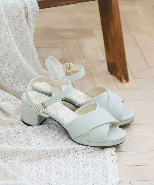 sango（sango）の「クロスストラップサンダル（サンダル・レディース・ブラック/ブルー/ブラウン/ベージュ・LL/3L/SS/S/M/L）」の16枚目の写真