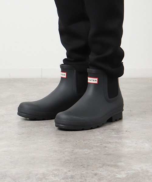ハンター オリジナル チェルシーブーツ MFS9116 メンズ ブラック28cm メンズ オリジナル チェルシー ブーツ - ブラック