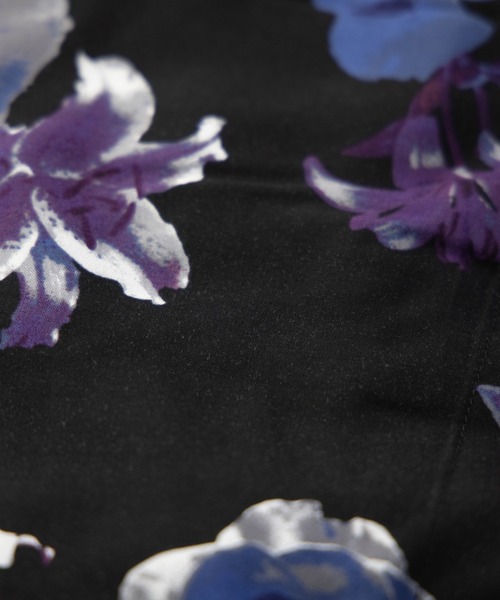 BARCEDOS（バルセドス）の「レーヨン プリント オープンカラー ビッグアロハシャツ（シャツ/ブラウス・メンズ・ホワイト/ネイビー/イエロー/ブルー・LL/M/L）」の13枚目の写真