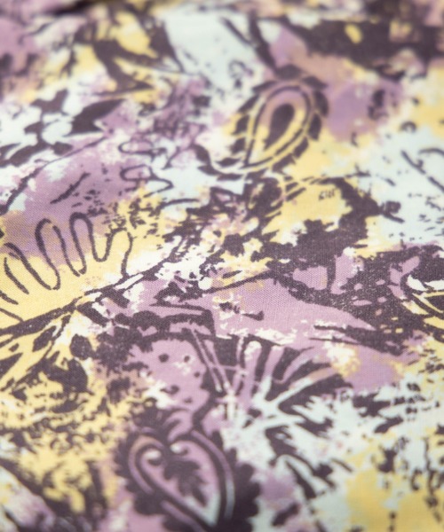 BARCEDOS（バルセドス）の「レーヨン プリント オープンカラー ビッグアロハシャツ（シャツ/ブラウス・メンズ・ホワイト/ネイビー/イエロー/ブルー・LL/M/L）」の7枚目の写真