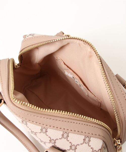 ems excite(エムズエキサイト)の「柄ボストンBAG(ボストンバッグ・レディース・ホワイト系その他/ブラウン系その他/ダークブラウン・FREE)」の4枚目の写真