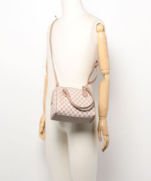 ems excite(エムズエキサイト)の「柄ボストンBAG(ボストンバッグ・レディース・ホワイト系その他/ブラウン系その他/ダークブラウン・FREE)」の6枚目の写真