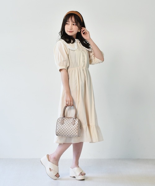 ems excite(エムズエキサイト)の「柄ボストンBAG(ボストンバッグ・レディース・ホワイト系その他/ブラウン系その他/ダークブラウン・FREE)」の10枚目の写真