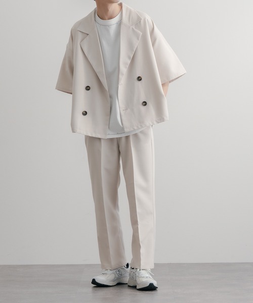 epnok（エプノック）の「リネンライクリラックス開襟シャツ（シャツ/ブラウス・メンズ・グレイッシュブルー/ナチュラル/ブラック・LARGE/SMALL/MEDIUM）」の12枚目の写真