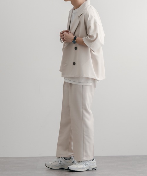 epnok（エプノック）の「リネンライクリラックス開襟シャツ（シャツ/ブラウス・メンズ・グレイッシュブルー/ナチュラル/ブラック・LARGE/SMALL/MEDIUM）」の13枚目の写真