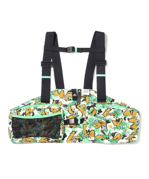 adidas(アディダス)の「adidas × atmos pink × Jenny Kaori カモ ユーティリティ ベスト 【SP】(ベスト・レディース・ホワイト・S/M/L/O)」の1枚目の写真