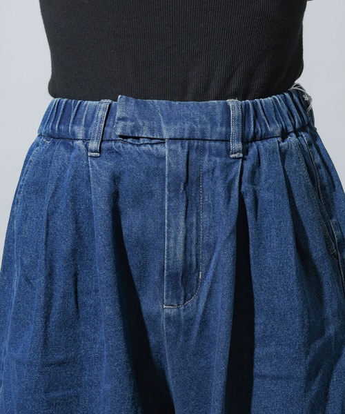 folka（フォルカ）の「【folka(フォルカ)】デニムバルーンパンツ（デニムパンツ・レディース・ブルー/ワンウォッシュ・M/L）」の3枚目の写真