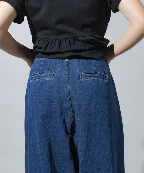 folka（フォルカ）の「【folka(フォルカ)】デニムバルーンパンツ（デニムパンツ・レディース・ブルー/ワンウォッシュ・M/L）」の4枚目の写真