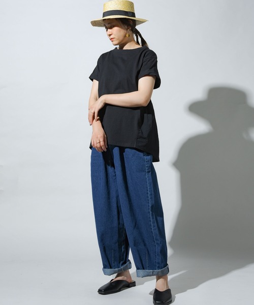 folka（フォルカ）の「【folka(フォルカ)】デニムバルーンパンツ（デニムパンツ・レディース・ブルー/ワンウォッシュ・M/L）」の7枚目の写真