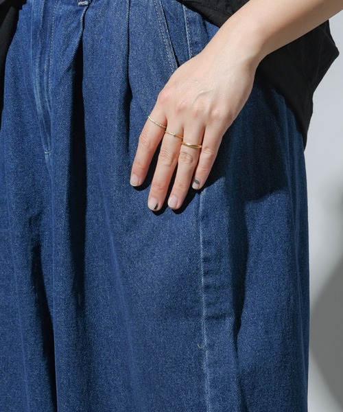 folka（フォルカ）の「【folka(フォルカ)】デニムバルーンパンツ（デニムパンツ・レディース・ブルー/ワンウォッシュ・M/L）」の5枚目の写真