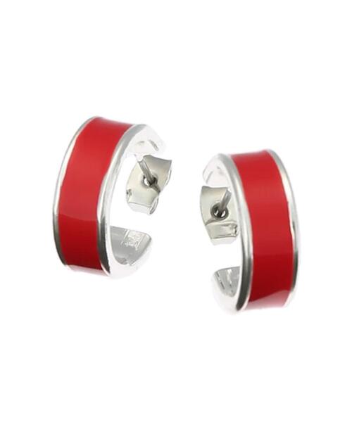 koe(コエ)の「カラーピアス*(ピアス(両耳用)・レディース・ブルー/ブラック/イエロー/レッド/グリーン・FREE)」の10枚目の写真