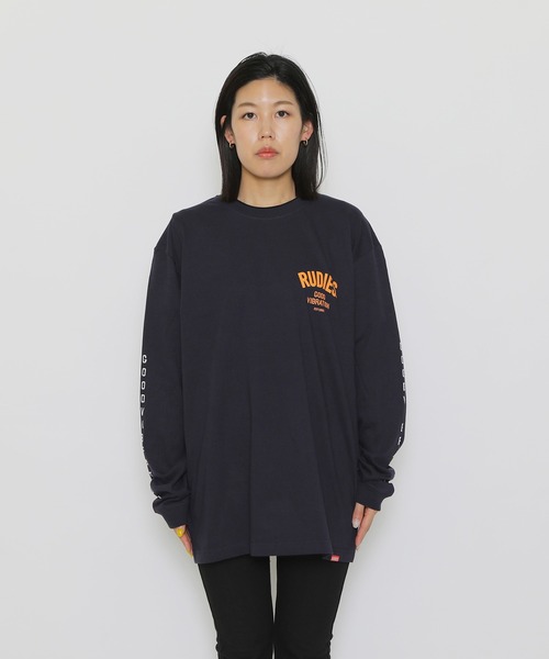 RUDIE'S(ルーディーズ)の「PHAT LS-T(Tシャツ/カットソー・メンズ・ブラック/ホワイト/ネイビー・L/XXL/M/XL/S)」の15枚目の写真