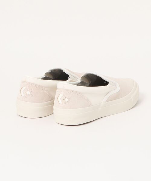 CONVERSE（コンバース）の「《CONVERSE》CS  SLIP-ON  SK（スリッポン・メンズ・ホワイト/ブラック・25.0cm/27.5cm/24.0cm/24.5cm/27.0cm/23.5cm/26.0cm/26.5cm/23.0cm/25.5cm/28.0cm）」の3枚目の写真