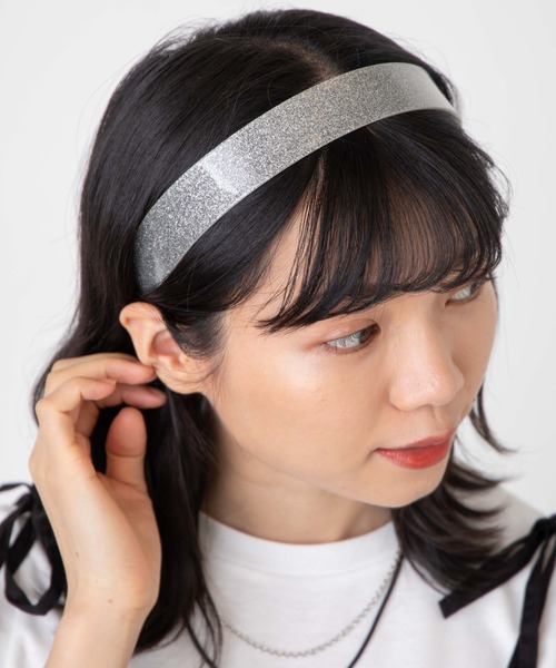 WEGO（ウィゴー）の「WEGO/アクリルラメカチューシャ（カチューシャ・レディース・その他1/その他2/その他3/その他4/その他5/その他6・FREE）」の4枚目の写真