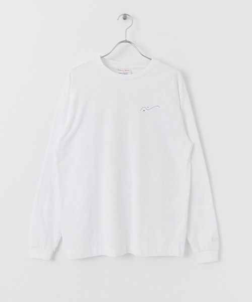 URBAN RESEARCH DOORS(アーバンリサーチドアーズ)の「『別注』Common Noun×DOORS kanaBelgium LONG-SLEEVE TEE(Tシャツ/カットソー・レディース・ホワイト系その他/グレー系その他/ブルー系その他・ONE)」の15枚目の写真