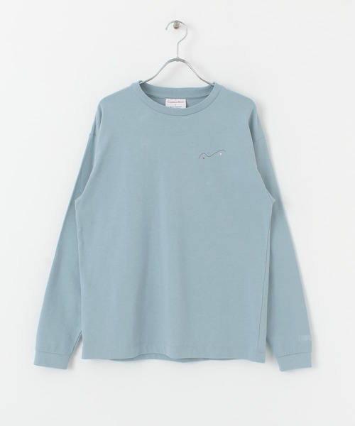 URBAN RESEARCH DOORS(アーバンリサーチドアーズ)の「『別注』Common Noun×DOORS kanaBelgium LONG-SLEEVE TEE(Tシャツ/カットソー・レディース・ホワイト系その他/グレー系その他/ブルー系その他・ONE)」の7枚目の写真