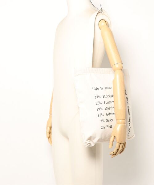 Port（ポート）の「ファスナー付き キャンバス トート #（トートバッグ・レディース・ホワイト/ホワイト系その他・FREE）」の4枚目の写真