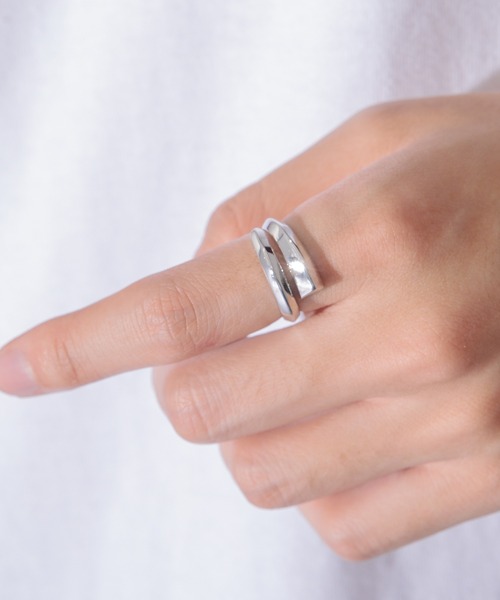 Adoon plain(アドーンプレーン)の「【Adoon plain】Silver925 スピンリング(リング・メンズ・シルバー・FREE)」の2枚目の写真