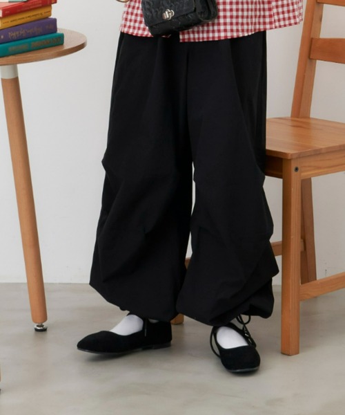 MERLOT（メルロー）の「たっぷりボリュームカーゴパンツ（カーゴパンツ・レディース・カーキ/ブラック・FREE）」の12枚目の写真