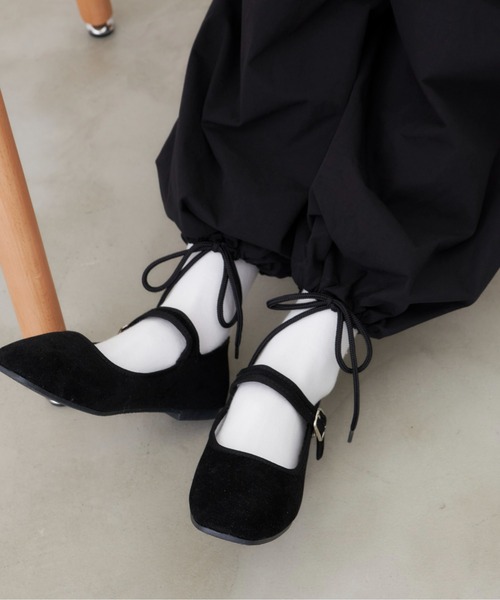 MERLOT（メルロー）の「たっぷりボリュームカーゴパンツ（カーゴパンツ・レディース・カーキ/ブラック・FREE）」の4枚目の写真