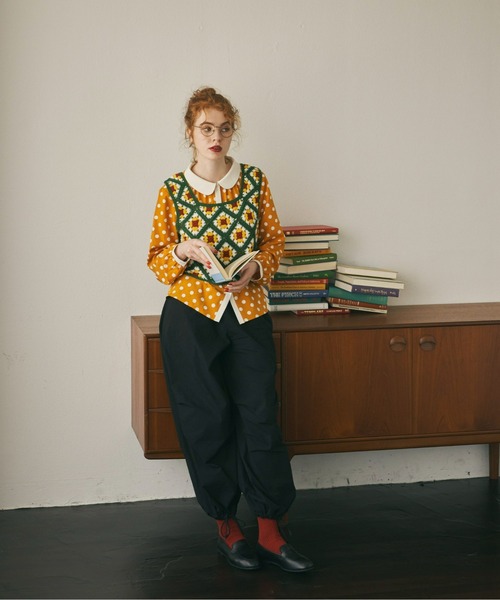 MERLOT（メルロー）の「たっぷりボリュームカーゴパンツ（カーゴパンツ・レディース・カーキ/ブラック・FREE）」の15枚目の写真