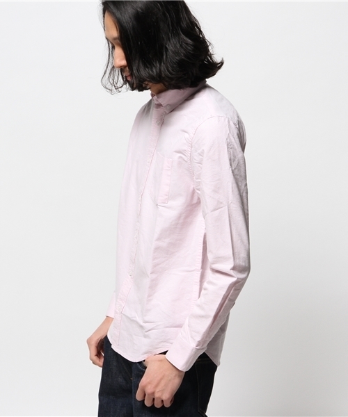 WEGO（ウィゴー）の「WEGO/オックスボタンダウンシャツ（シャツ/ブラウス・メンズ・ホワイト/サックスブルー/ブルー系その他/ライトピンク/その他1/その他2・MEDIUM/LARGE）」の13枚目の写真