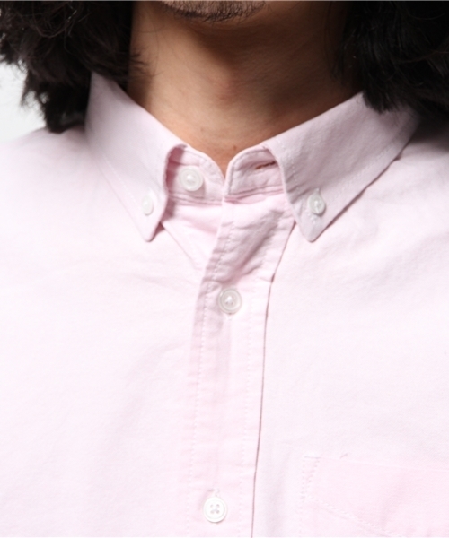 WEGO（ウィゴー）の「WEGO/オックスボタンダウンシャツ（シャツ/ブラウス・メンズ・ホワイト/サックスブルー/ブルー系その他/ライトピンク/その他1/その他2・MEDIUM/LARGE）」の15枚目の写真