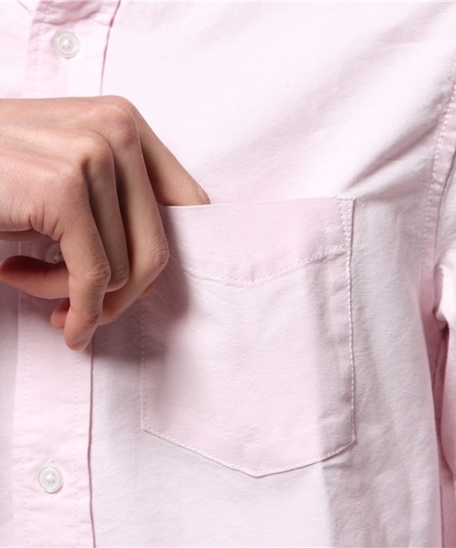 WEGO（ウィゴー）の「WEGO/オックスボタンダウンシャツ（シャツ/ブラウス・メンズ・ホワイト/サックスブルー/ブルー系その他/ライトピンク/その他1/その他2・MEDIUM/LARGE）」の8枚目の写真