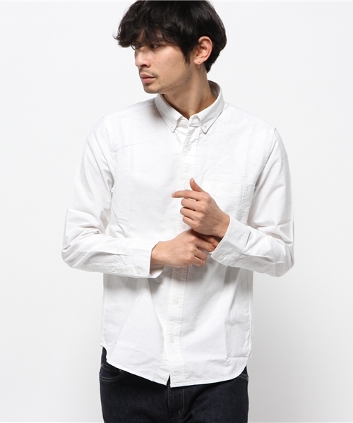 WEGO（ウィゴー）の「WEGO/オックスボタンダウンシャツ（シャツ/ブラウス・メンズ・ホワイト/サックスブルー/ブルー系その他/ライトピンク/その他1/その他2・MEDIUM/LARGE）」の17枚目の写真