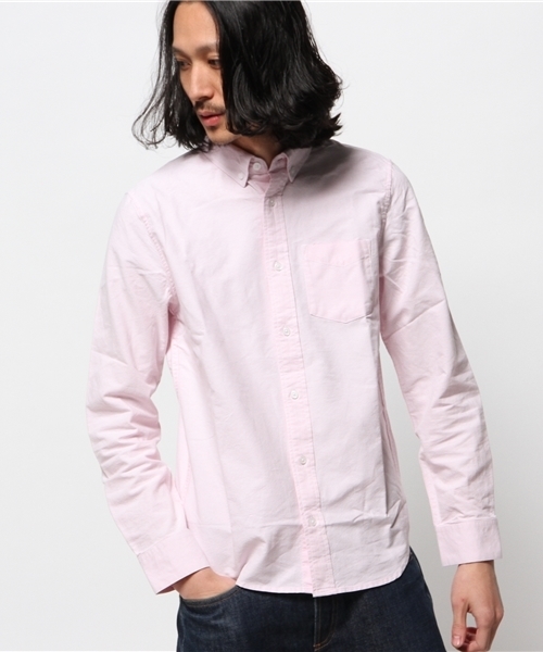 WEGO（ウィゴー）の「WEGO/オックスボタンダウンシャツ（シャツ/ブラウス・メンズ・ホワイト/サックスブルー/ブルー系その他/ライトピンク/その他1/その他2・MEDIUM/LARGE）」の20枚目の写真