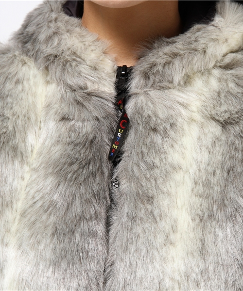 Kastane（カスタネ）の「【FARFIELD】ファーブルゾン（その他アウター・レディース・ライトグレー・0）」の6枚目の写真