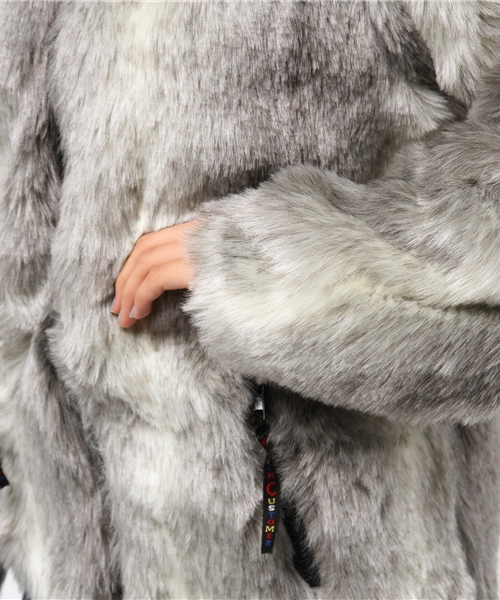 Kastane（カスタネ）の「【FARFIELD】ファーブルゾン（その他アウター・レディース・ライトグレー・0）」の7枚目の写真