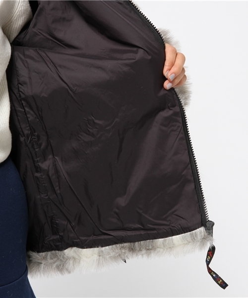 Kastane（カスタネ）の「【FARFIELD】ファーブルゾン（その他アウター・レディース・ライトグレー・0）」の10枚目の写真