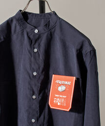 FREDY MAC | 【WEB限定】【FREDYMAC/フレディマック】フェイクスエード バンドカラーシャツ(シャツ/ブラウス)