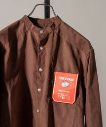 FREDY MAC | 【WEB限定】【FREDYMAC/フレディマック】フェイクスエード バンドカラーシャツ(シャツ/ブラウス)